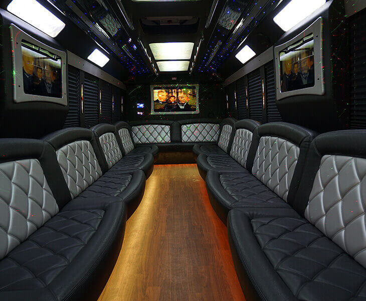 modern party bus