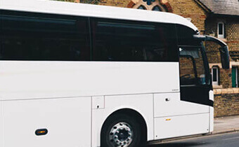 church bus in Allegheny county for mission trips