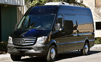 Sprinter van plush seating